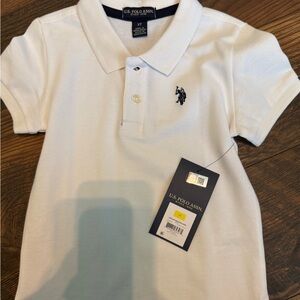 U.S. Polo Assn. Kids Polo Shirt in Classic White